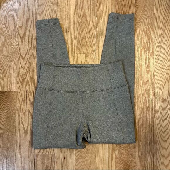 Athleta Delancey Herringbone Tight Pant Legging Sz small beige tan - Picture 6 of 8